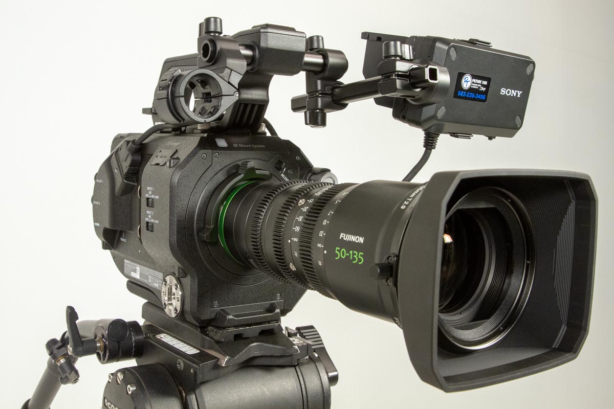 FS7MKII Camera front view