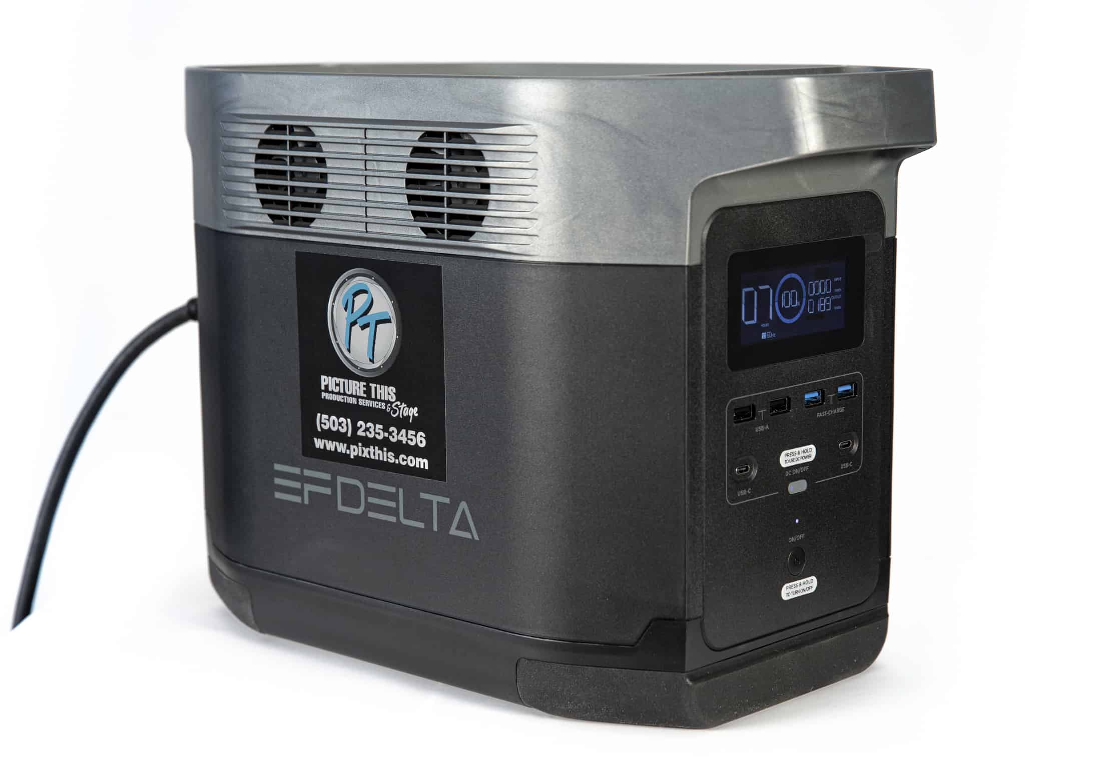 EcoFlow DELTA 1800 Watt Battery Pack - Camera Rentals, Projectors, Production Services, Audio ...